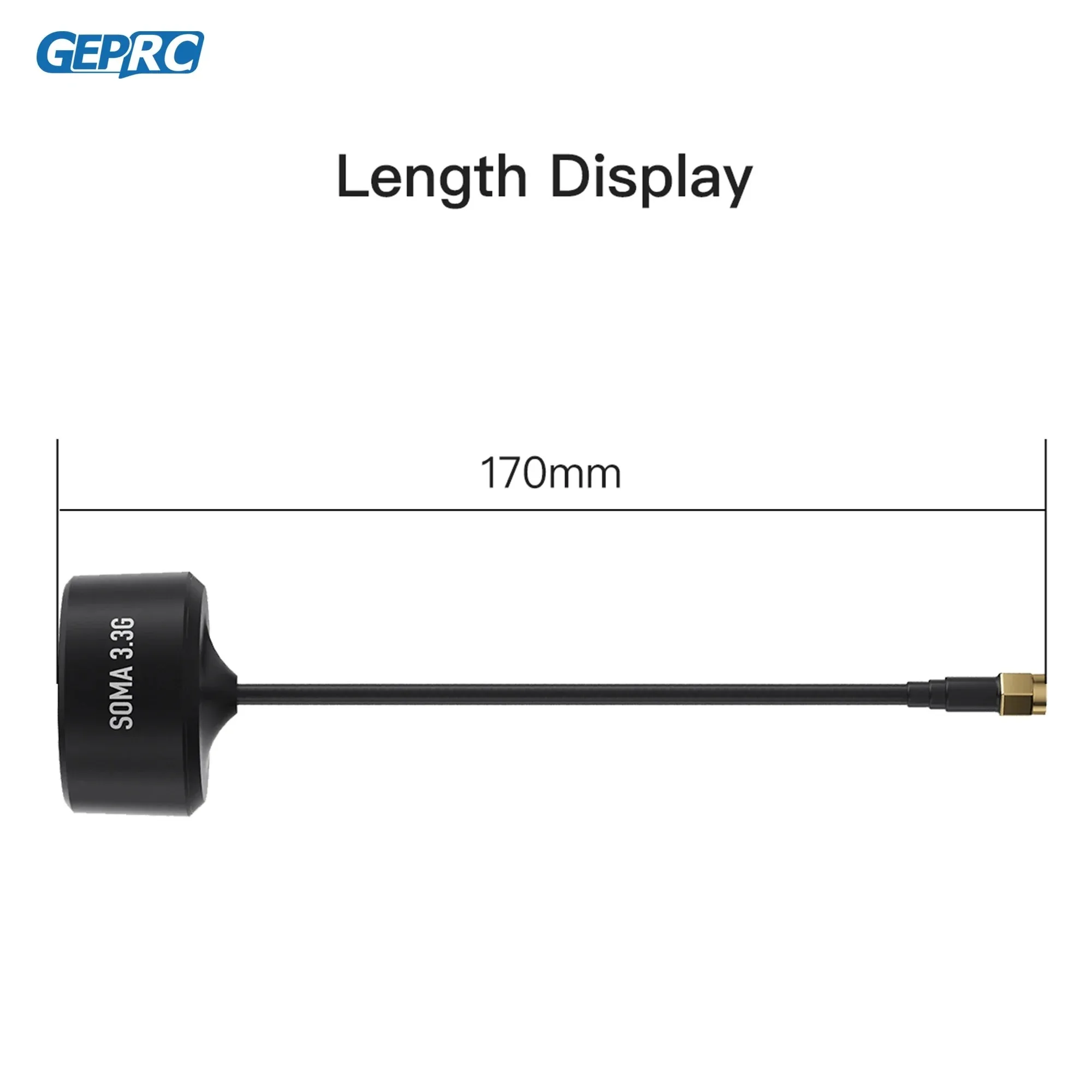 GEPRC MATEN 3.3G 3W VTX PRO VRX with 3.3G Signal Alarmer Antenna for 40CH Long-Range DIY RC FPV Freestyle Drone Components