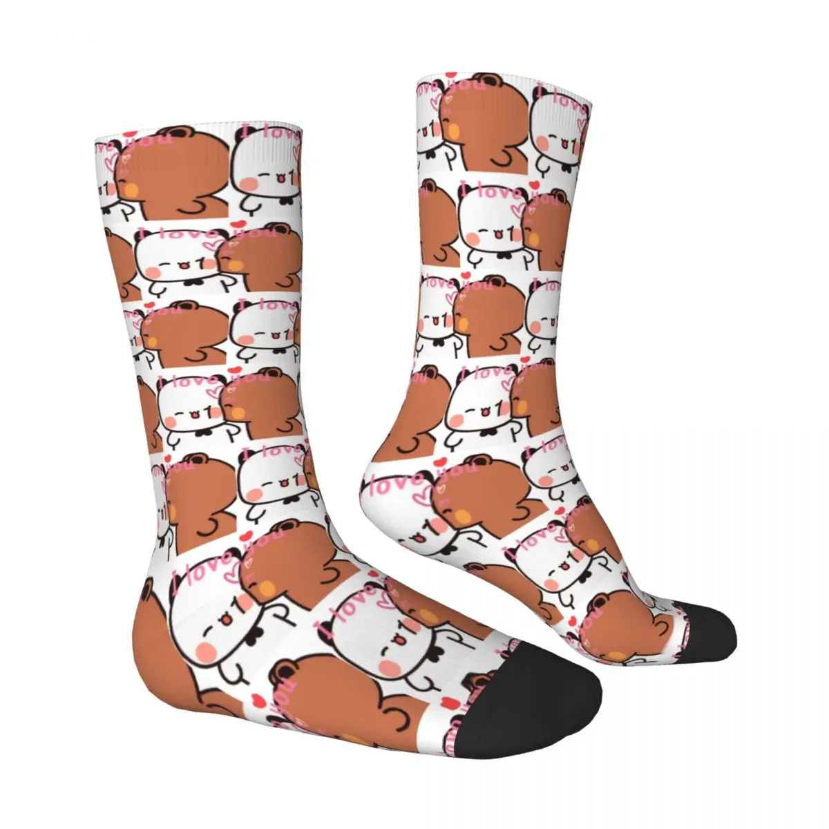 Chaussettes ballon ours et Panda Bubu Dudu toutes saisons, chaussettes de Sport Harajuku à Tube central, bas à la mode pour hommes et femmes, cadeaux