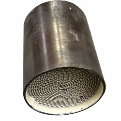 Universal diameter 35mm motoebike muffler modify three way Catalyst Euro 5 6 Honeycomb motocycle Exhaust