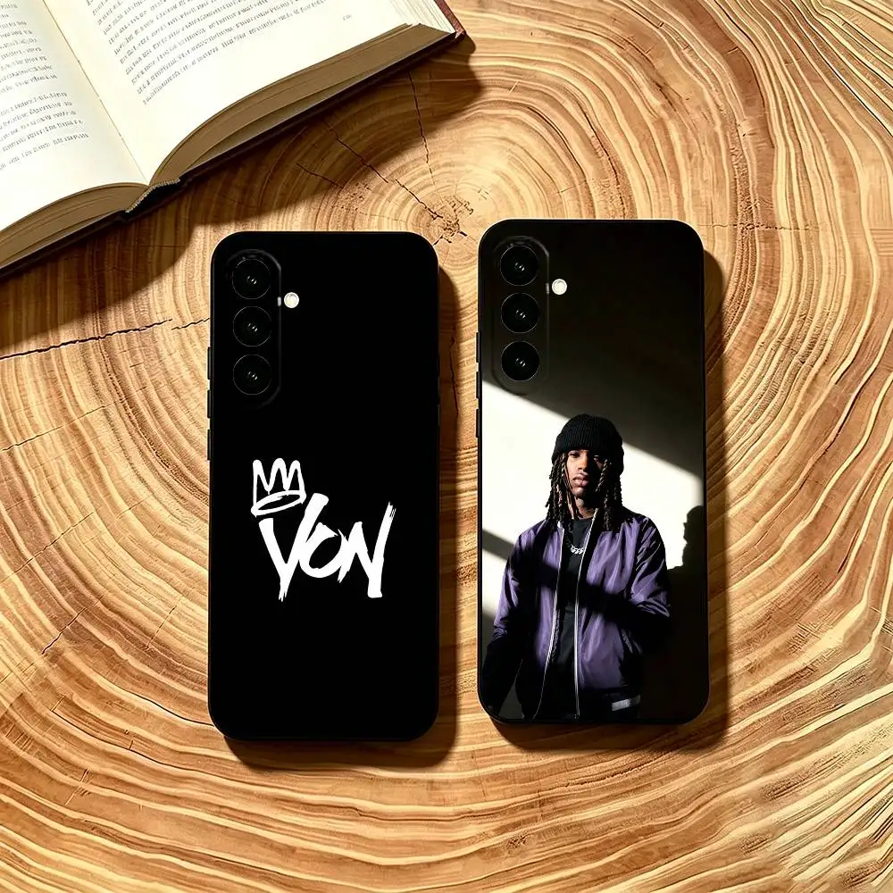 Raper K-King V-Von Phone Case Soft black For Samsung Galaxy A73,A72,A71,A70,A53,A52,A51