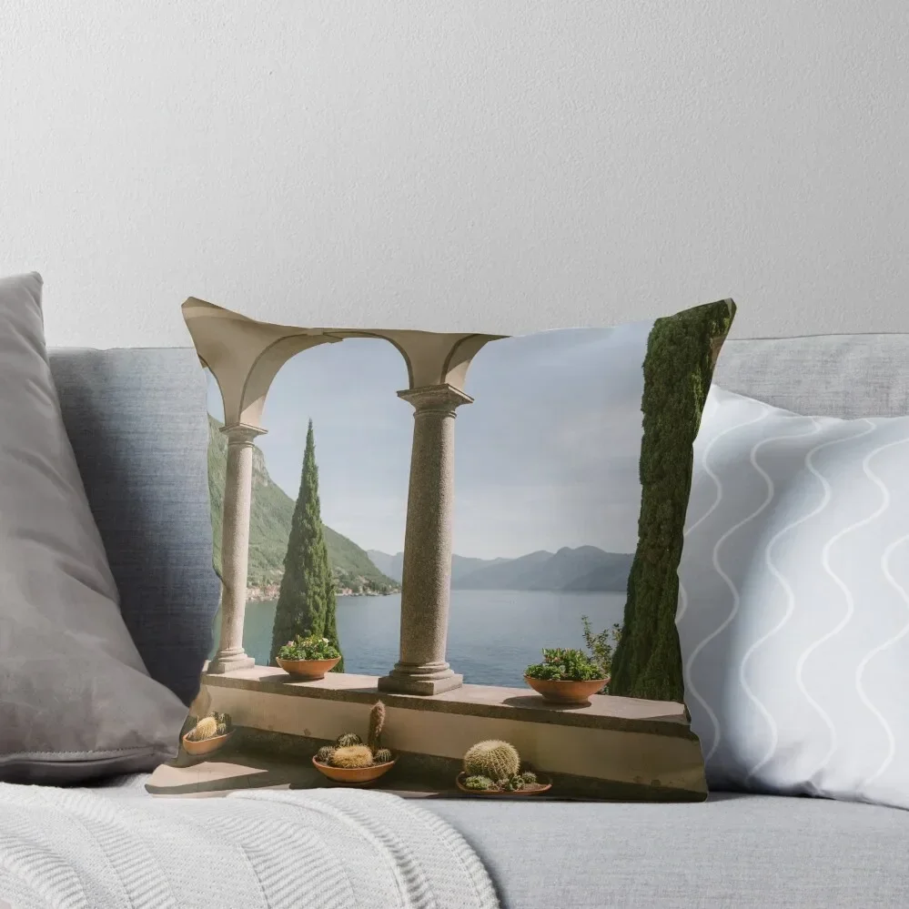 Lake Como, Varenna, Italy, Ocean Views Throw Pillow Cushion Child Pillow Cover Pillow Case Cushions For Children