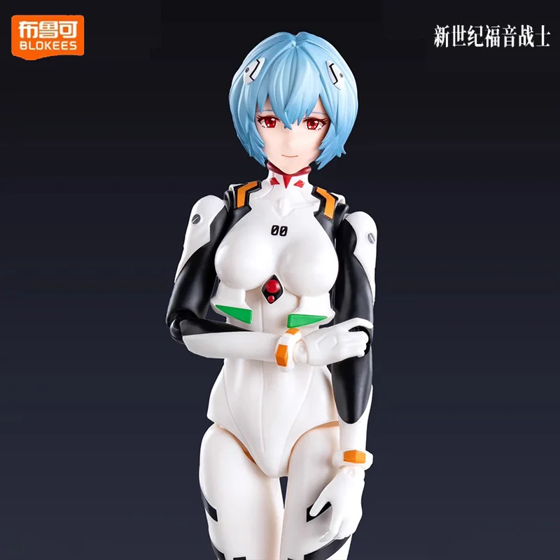 Blokees Neon Genesis Evangelion Actionfigur Rebuild of Evangelion Ayanam Rei Mari Makinami Illustrious Model Zusammengebautes Spielzeug Gif