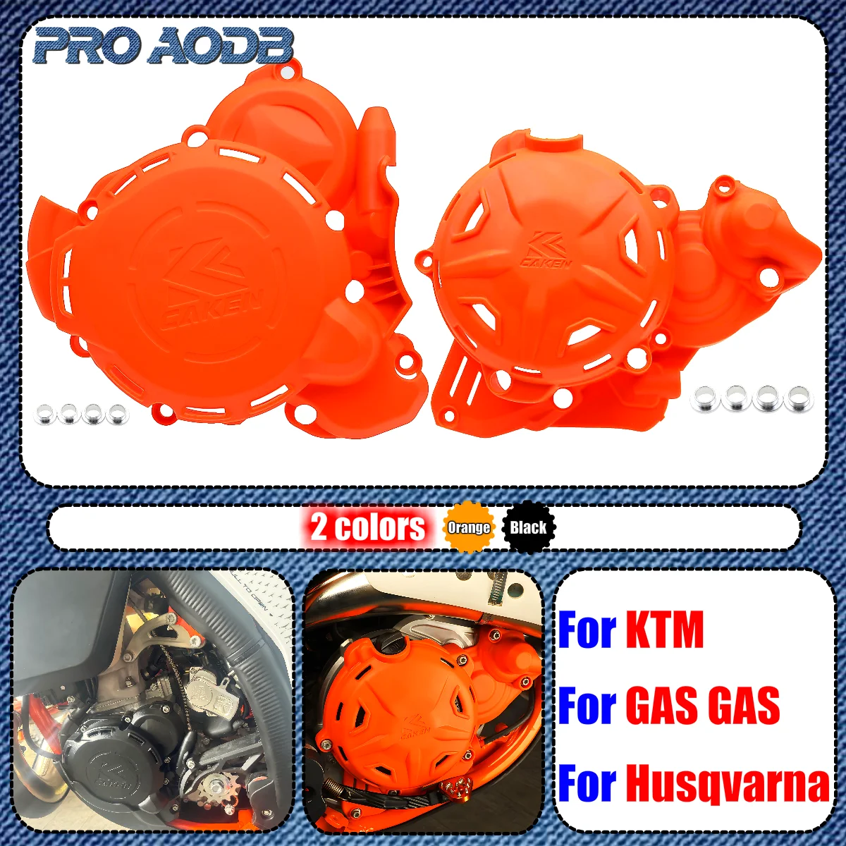 

Motorcycle Clutch Cover Ignition Protector Guard For KTM 250EXC 300EXC 250XCW 300XCW Husqvarna 250TE 300TE PRO 2T 250 300