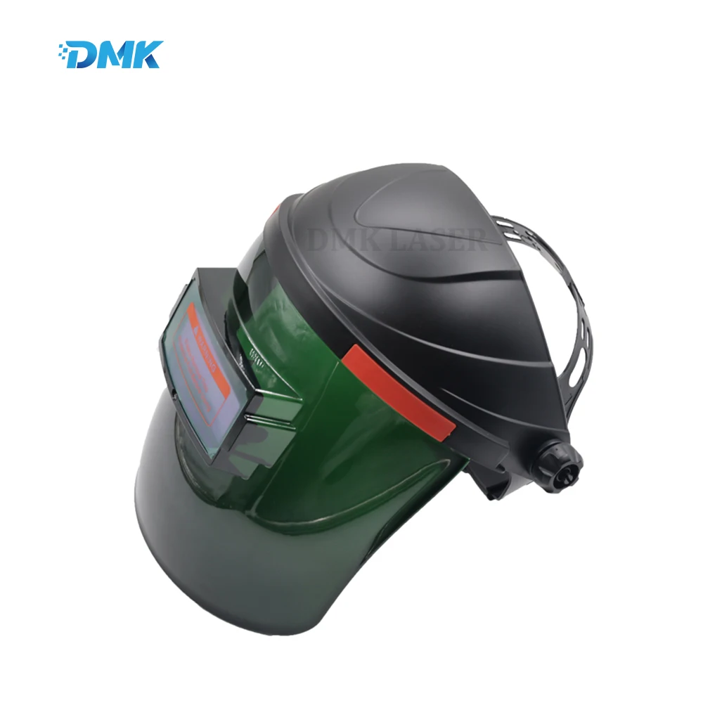 DMK Auto Darkening Laser Welding Mask Chameleon Large View Solar Power Welding Helmet For Laser Welding Marking Cutting  Protect