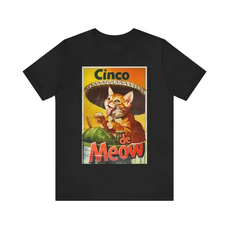 Cinco de Meow Classic Movie Jersey T-Shirt