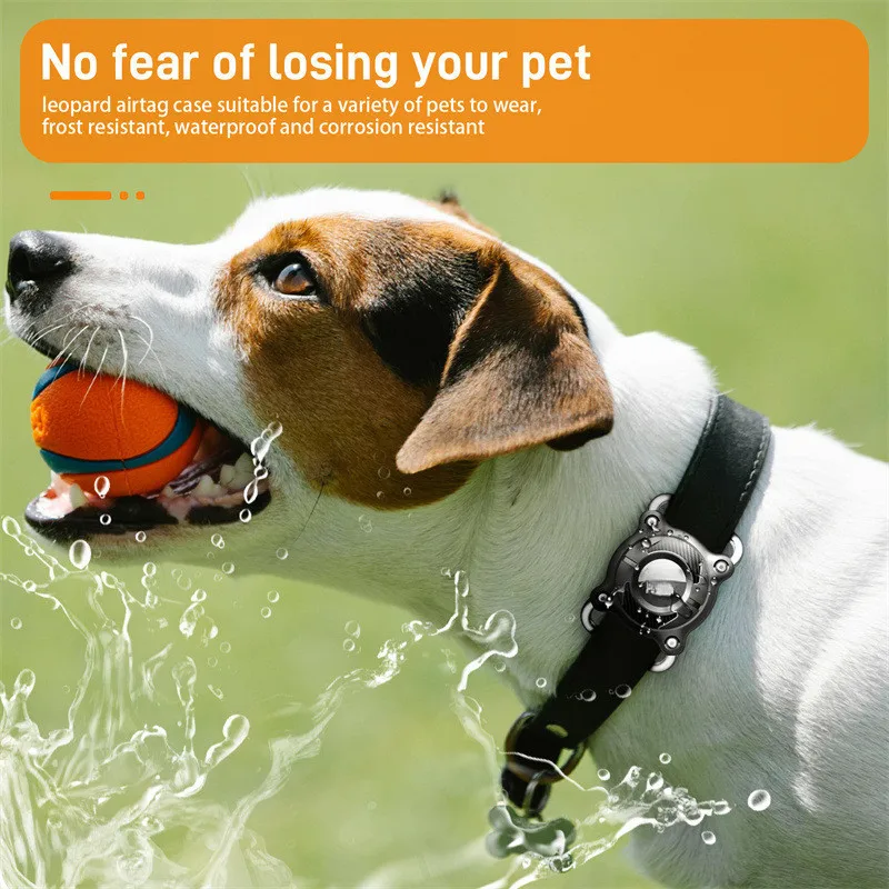 Airtag Dog Collar Holder |  Waterproof- Cover with Removable Metal Loop, Sturdy TPu, Compact Size, Fits 1" Width Collar view 4