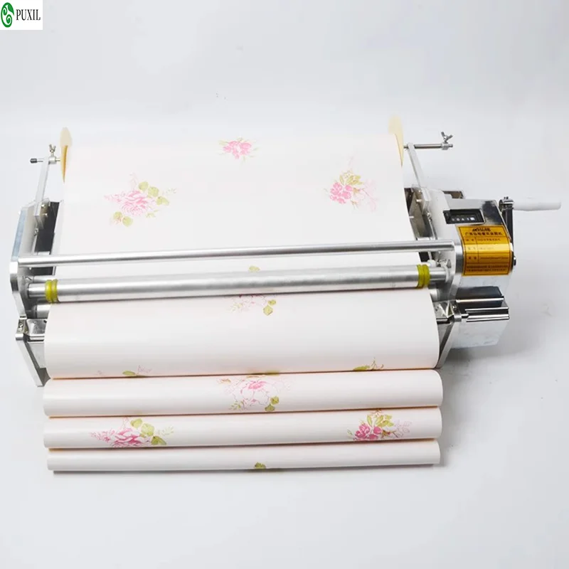 53-70 cm hand operated glue applicator Stainless steel brushing machine Home wallpaper gluing machine