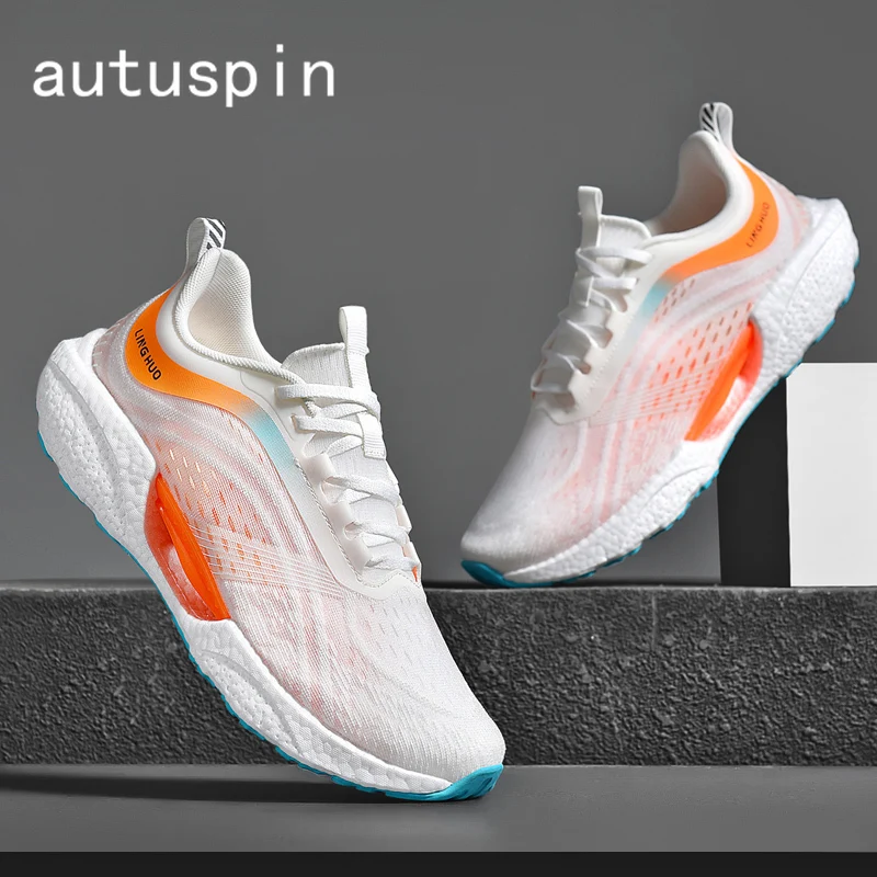 

Autuspin Running Shoes Women Jogging Sneakers Breathable Air Mesh Women's Vulcanized Sneaker Leisure Sport Footwear Tennis Shoe