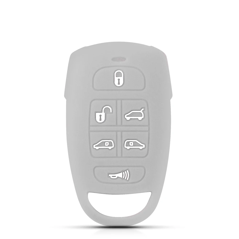 KEYYOU per Kia VQ 2006-2014 Sedona per Hyundai 6 pulsanti telecomando in Silicone Smart Key Case Cover Fob