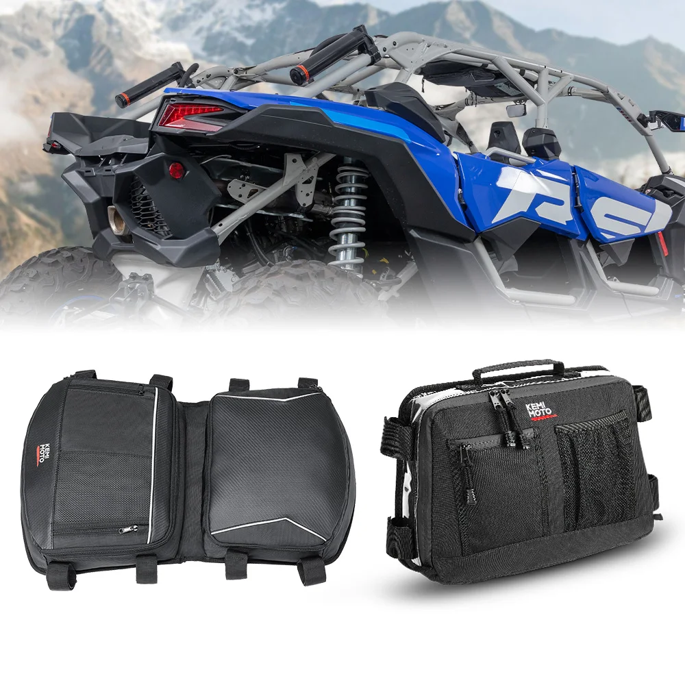 Single/Dual Pocket Roof Overhead Storage Bag For Can-am Maverick X3 Max R RR 4x4 XMR XDS XRC XRS DS RS Turbo DPS 900 HO 2017+