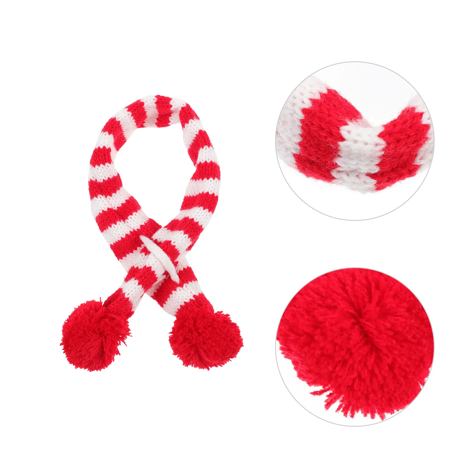 

Pet Christmas Scarf Accessory Gift Cat Clothing Woolen Dog Yarn Decorative Festive