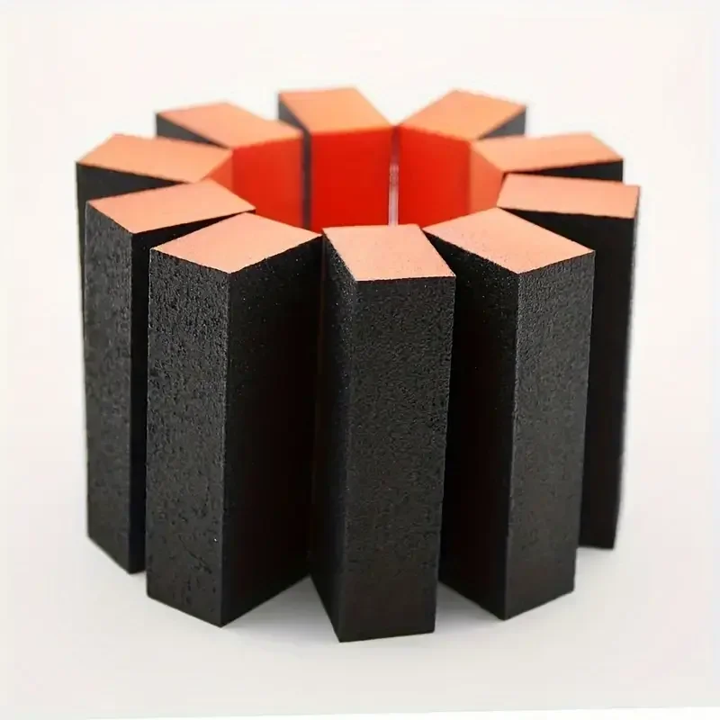 Blocco levigante per cuscino per unghie, lima per lucidatura per manicure e pedicure, superficie liscia, ideale per uso domestico in salone, adatto a tutti i nai