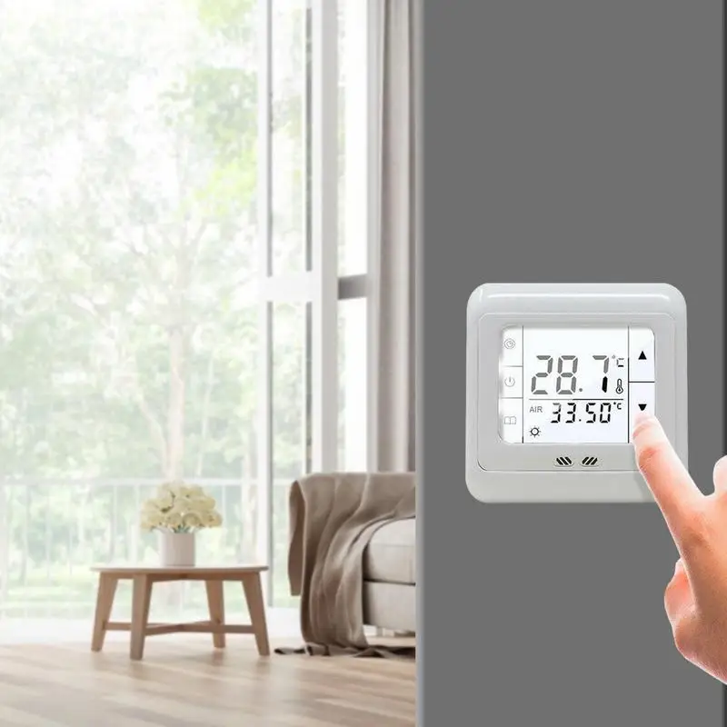 Thermostat Programmable LCD Digital Weekly Programmer Thermostat Home Programmable Thermostats Underfloor Heating Thermostat