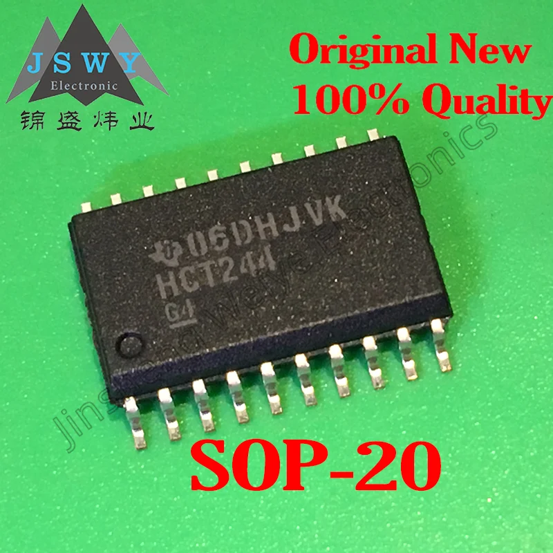 4 pieces free shipping SN74HCT244DWR HCT244 patch SOP20 100% original imported ready stock wide body buffer chip IC electronics