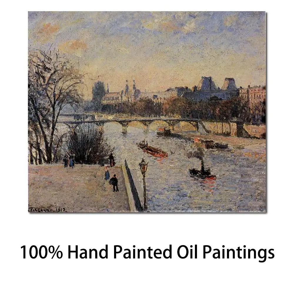 Artwork by Camille Pissarro The Louvre High Quality Oil Paintings Reproduction Hand-Painted