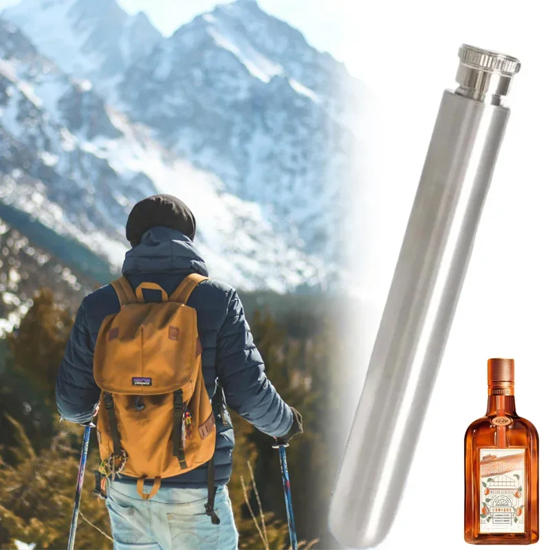

Flasks Wine Whisky Bottle Stainless Steel Tubular Wine Pot 1.5oz Portable Wine Bottle Portable Wine Bottle Whiskey Bottle Flask