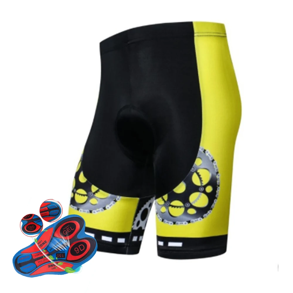 Breathable Cycling Shorts With Gel 9D Padding Bicycle Tights 2023 New Style Mountain Bike Pants Sun Protection MTB Clothing