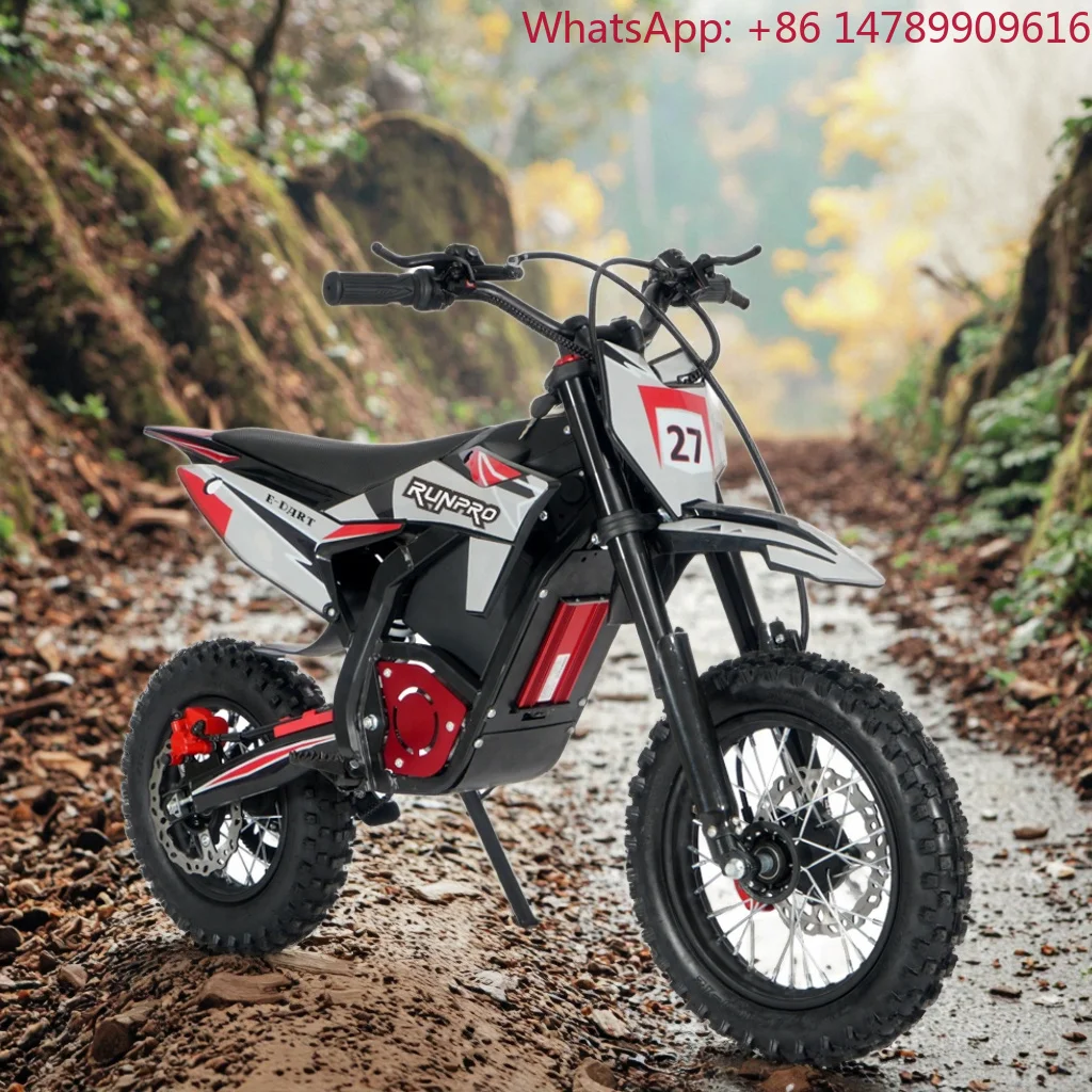 Nouvelle Arrivée 2026 – Moto Tout-Terrain Électrique Légère pour Enfants 14/12 12/10 Pouces, 48V 1300W 1800W, Pit Bike Amusante avec Certification CE