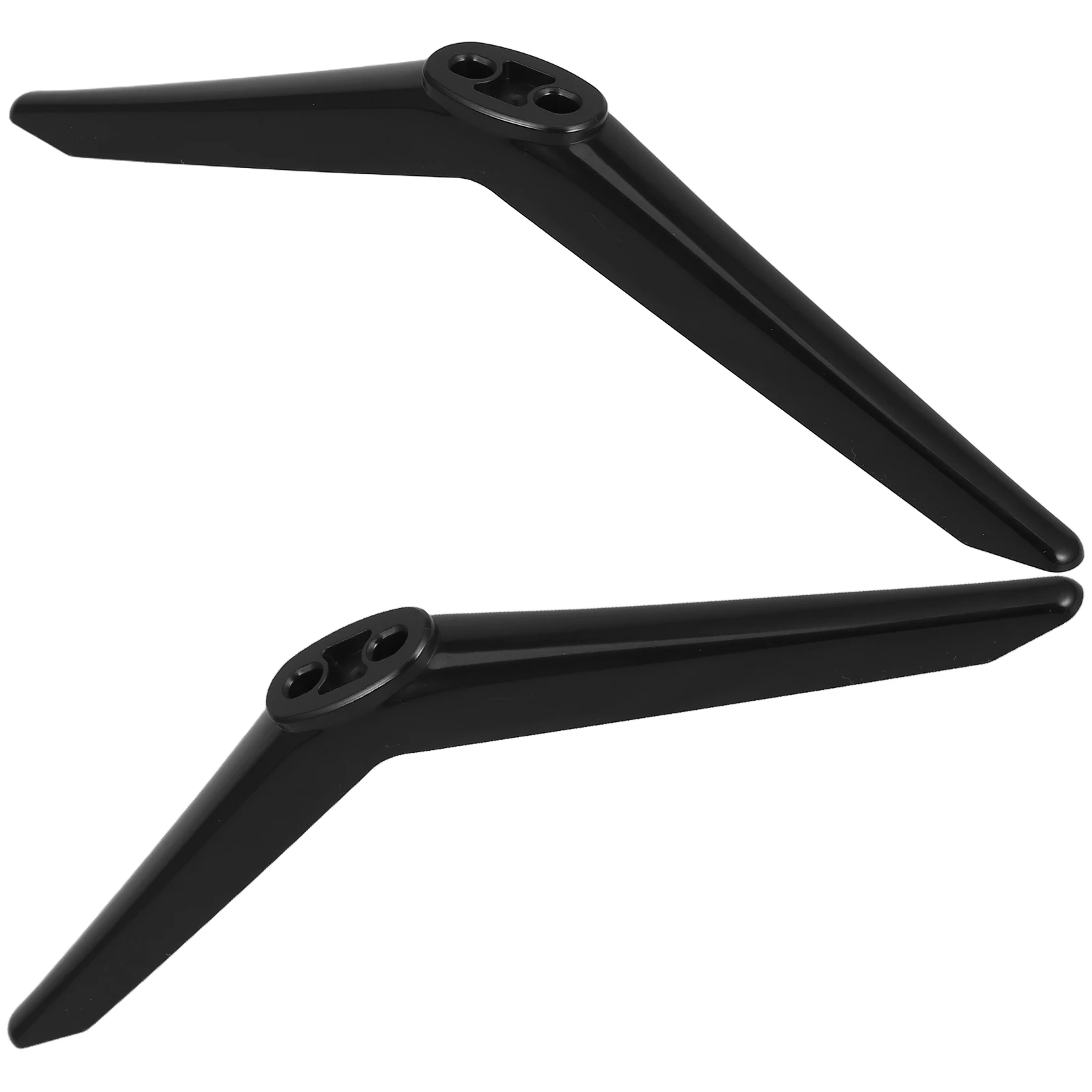 

Plastic Legs Replacement Tabletop Base Black Pedestal Feet Stand Universal Mount Adjustable Angle Stable Support Sleek Design