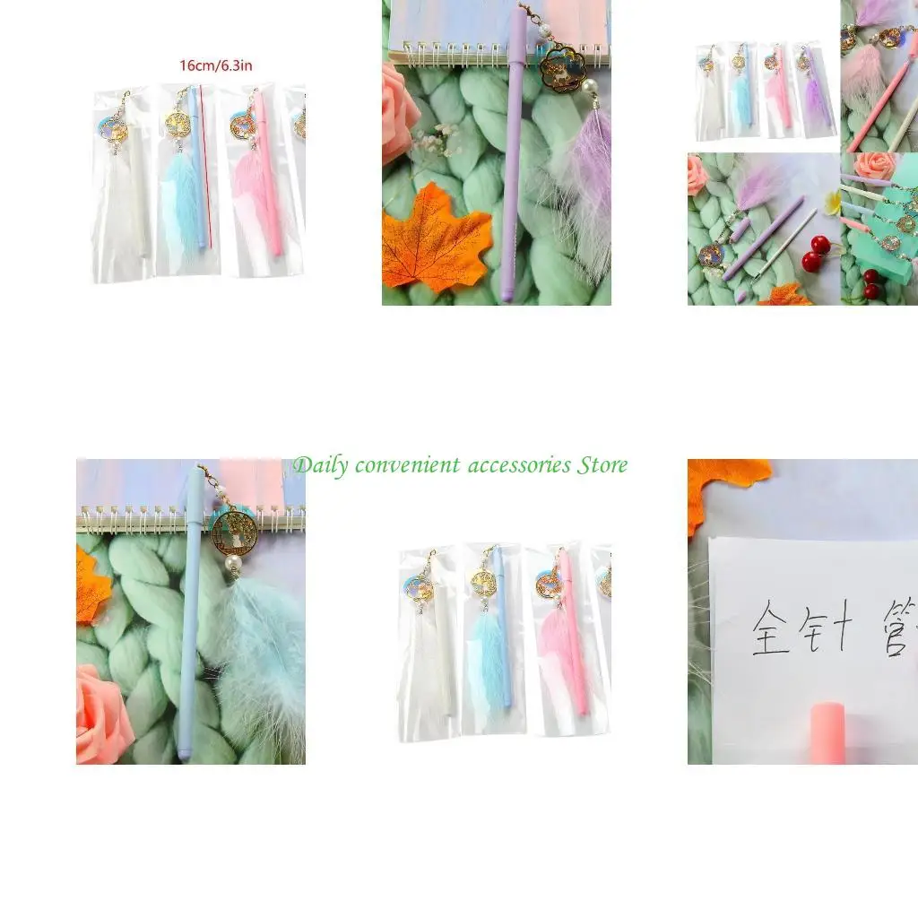 

97QB Dreamcatcher Перо подвесной нейтральные ручки Crystal Gel Pen for Kids Gift S