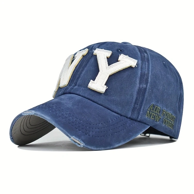 Men and Women Y2K Wind Ny Hole baseball cap outdoor sunscreen hat suitable for outdoor sports shade daily commuting