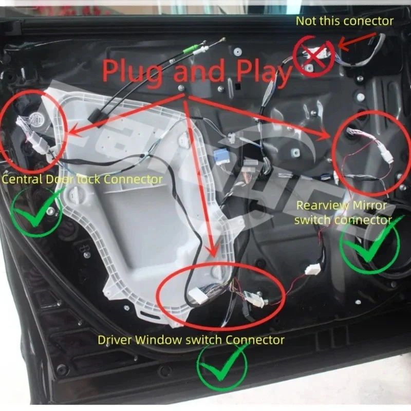 Auto window lifter, side mirror folding module, LHD RHD car module, Mazda CX-5 2, Mazda Demio DJ DL, Mazda 3 Axela, Mazda CX-3,