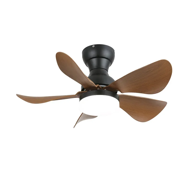 New Chinese home fan light bedroom dining room frequency conversion silent retro ceiling fan light versatile