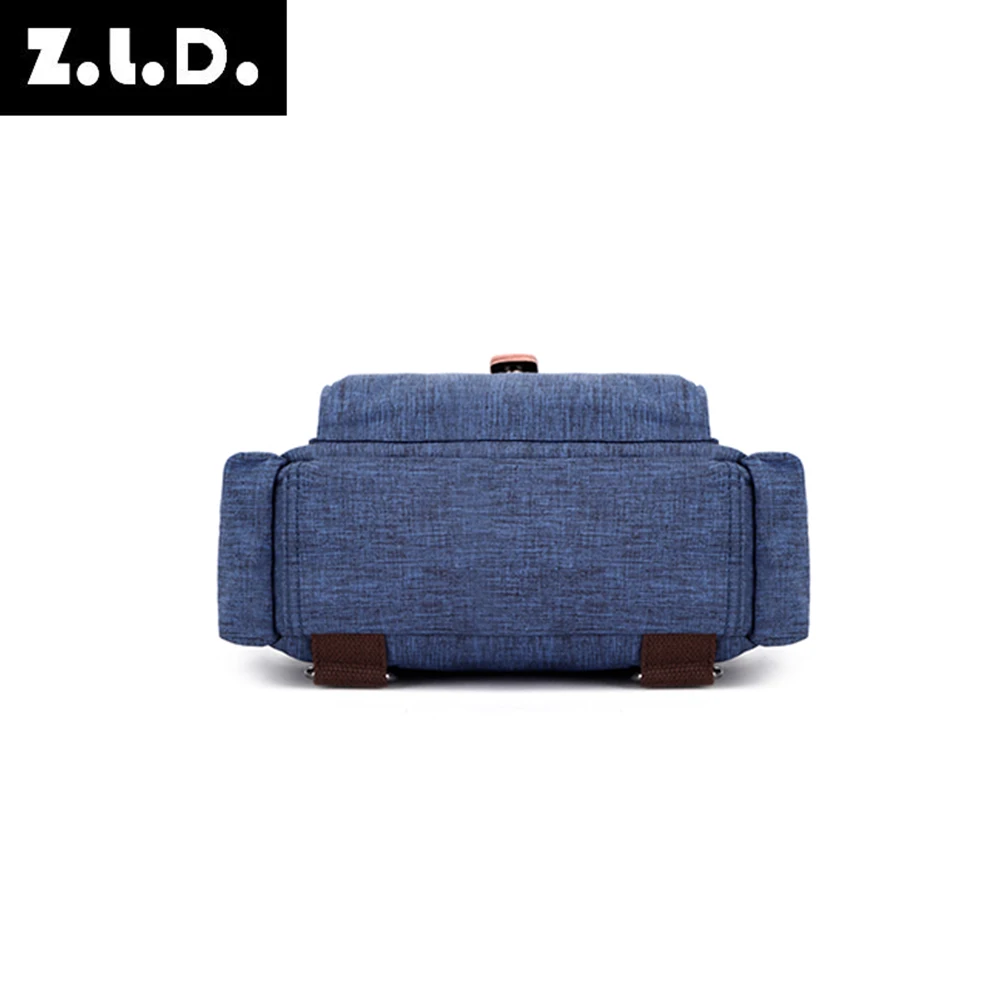 New waterproof material ladies backpack multi-function vintage canvas backpack fashion casual youth student bag Mochila