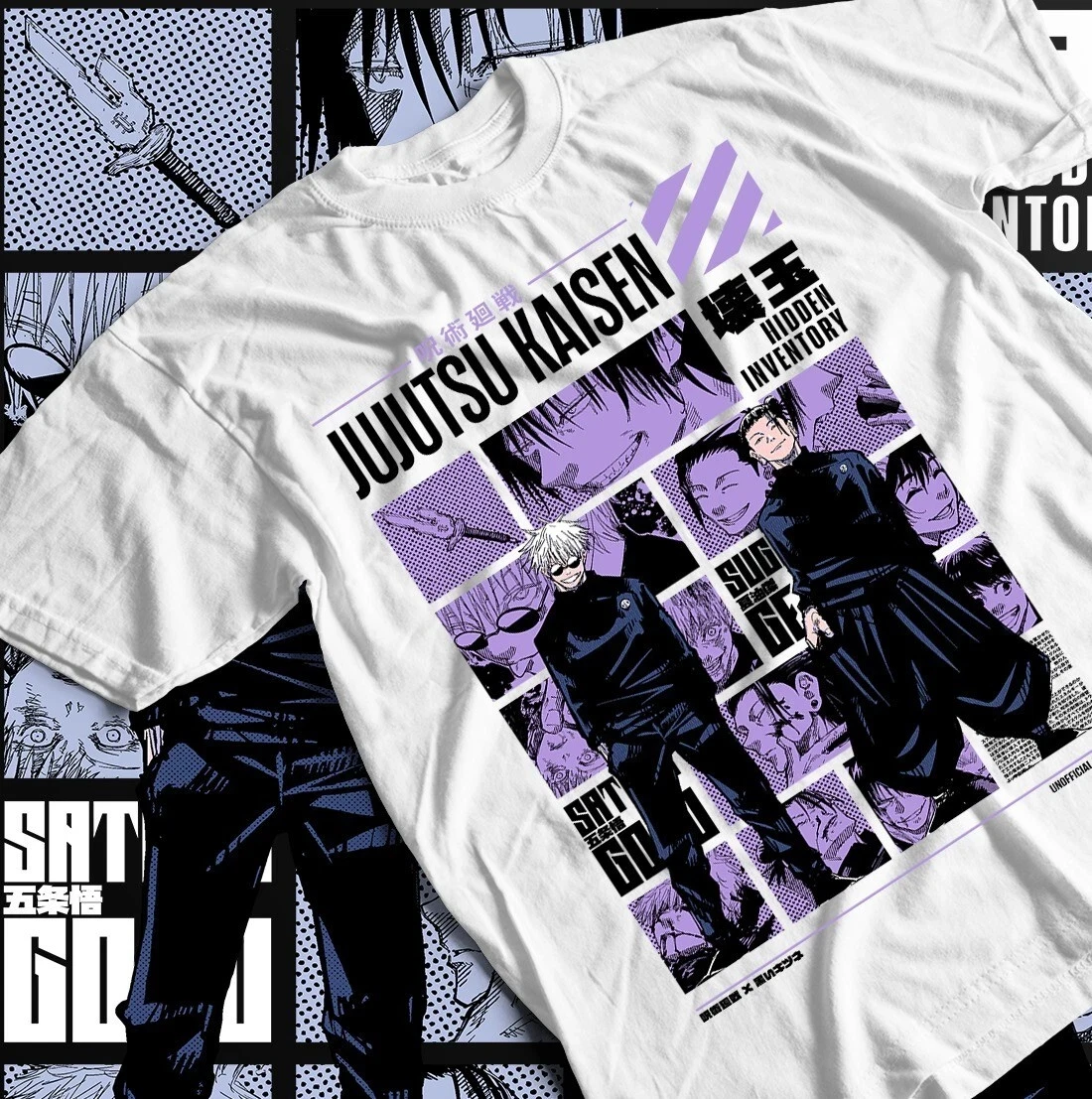 

Two-dimensional Classic New Anime Jujutsu Kaisen Choso T-Shirt Anime Manga JJK Gift Unisex Shirt Soft Tee All Size