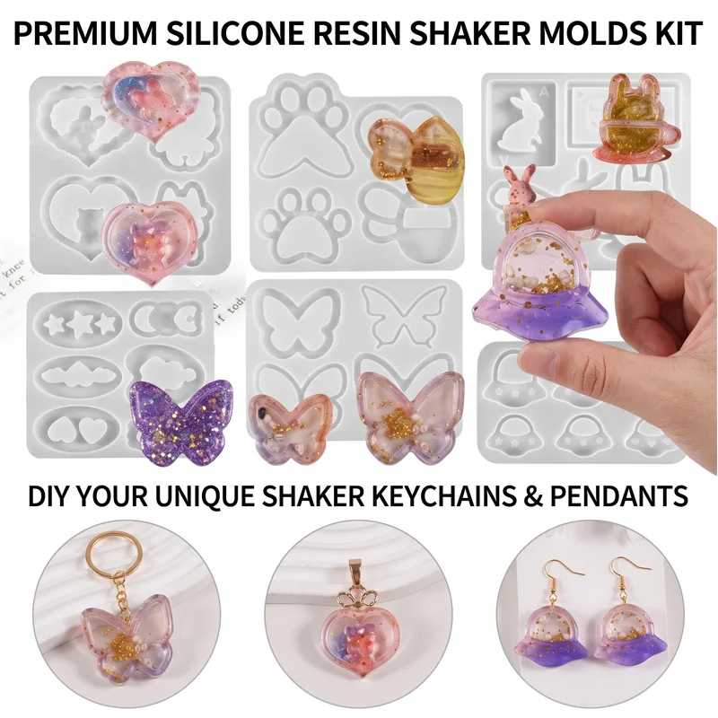 Silicone Earring Mold Earring Resin Mold Jewelry Making for Craft DIY Clothing Accessories DIY Supplies DIY Jewelry Making