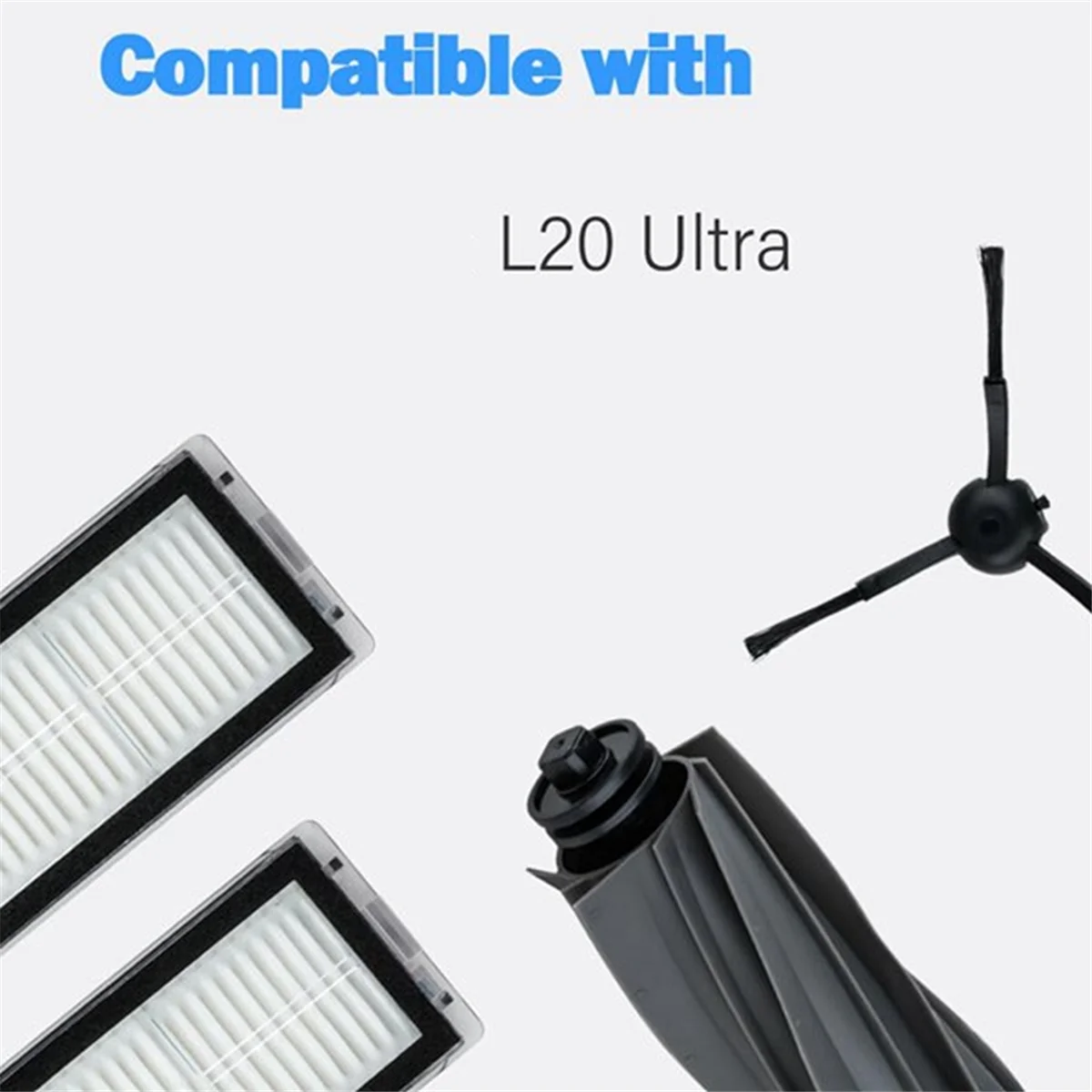 Per Dreame L20 Ultra X20 Pro X20 Pro Plus Robot Aspirapolvere Parti di ricambio Spazzola a rullo Filtro Mop Pad Sacchetto per la polvere