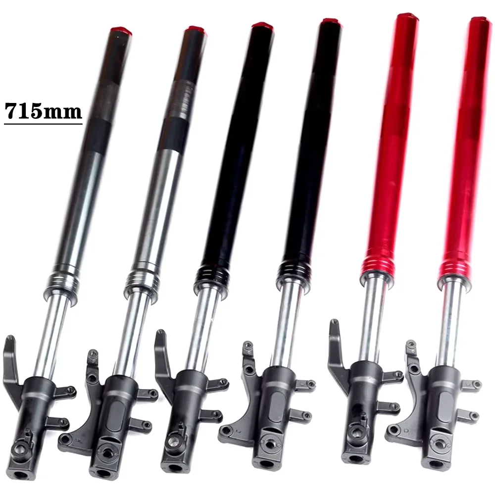 Motorcycle Front Fork Front Suspension Lengthen Shock Absorbers 715mm For Honda MSX125 SF M3 M5 M6 Z6 Little Monkey Moto Etc