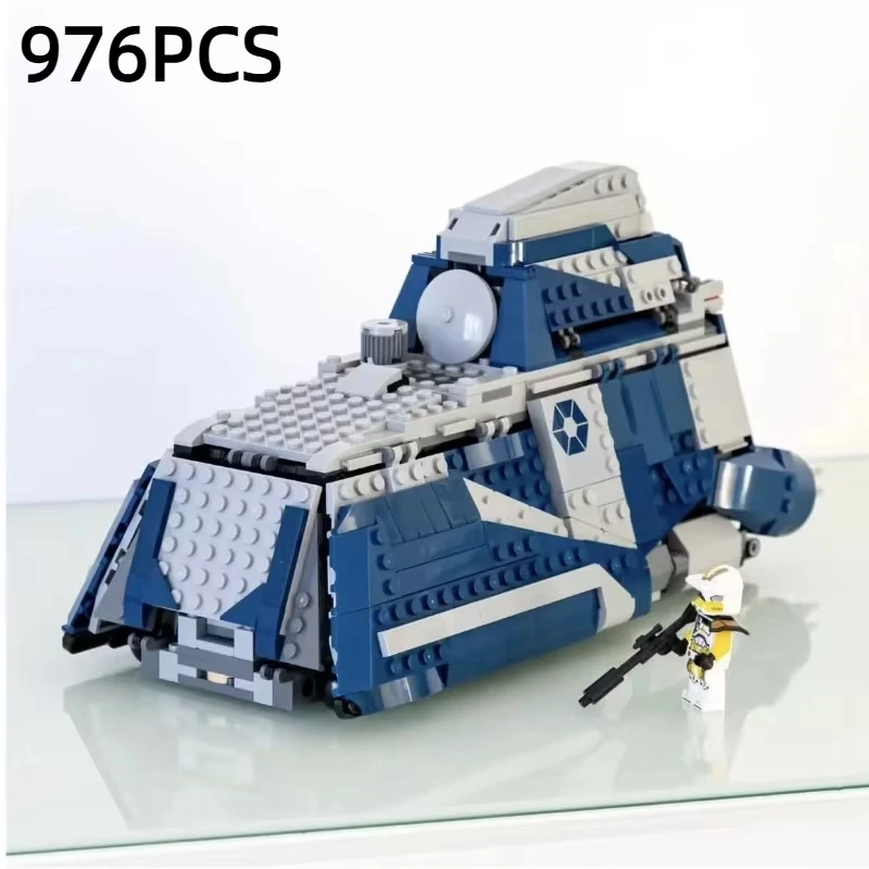 

976 pieces of movie fighting separatist MTT modified space war military spacecraft construction block toy birthday Christmas