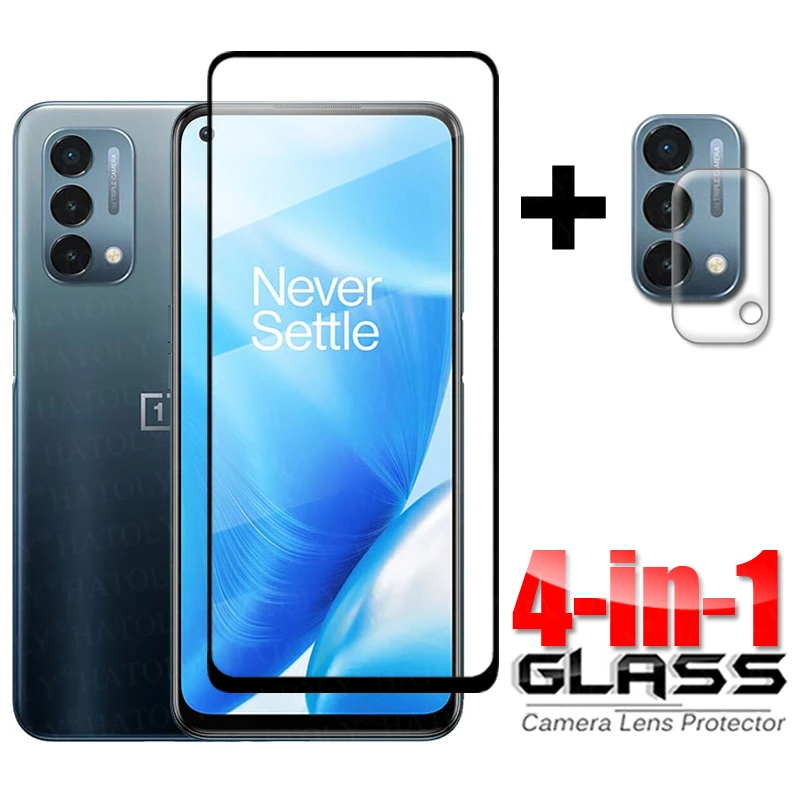 

Для Стекло OnePlus Nord N200 5G полное покрытие закаленное Стекло One Plus Nord N200 защита для экрана камеры для OnePlus Nord N200 Стекло