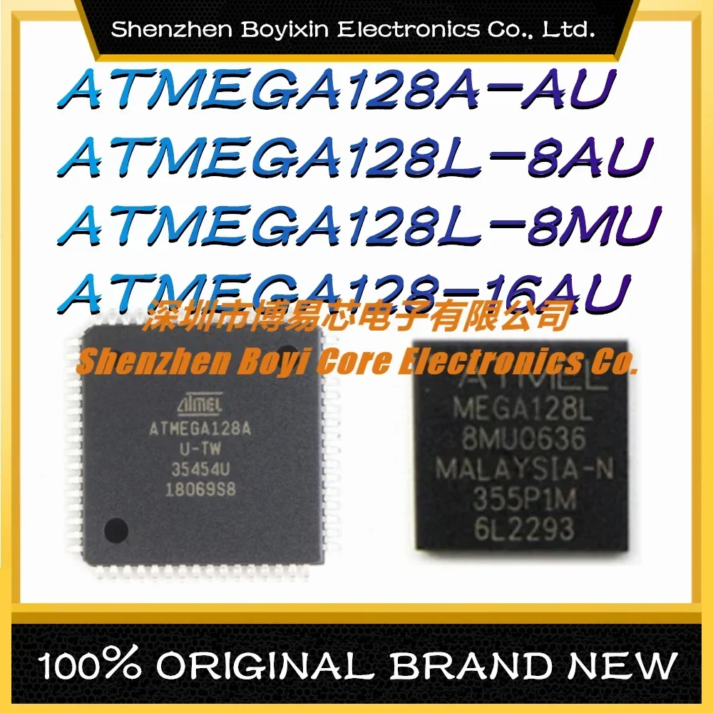 

ATMEGA128A-AU ATMEGA128L-8AU ATMEGA128L-8MU ATMEGA128-16AU New Original Genuine frosted shell