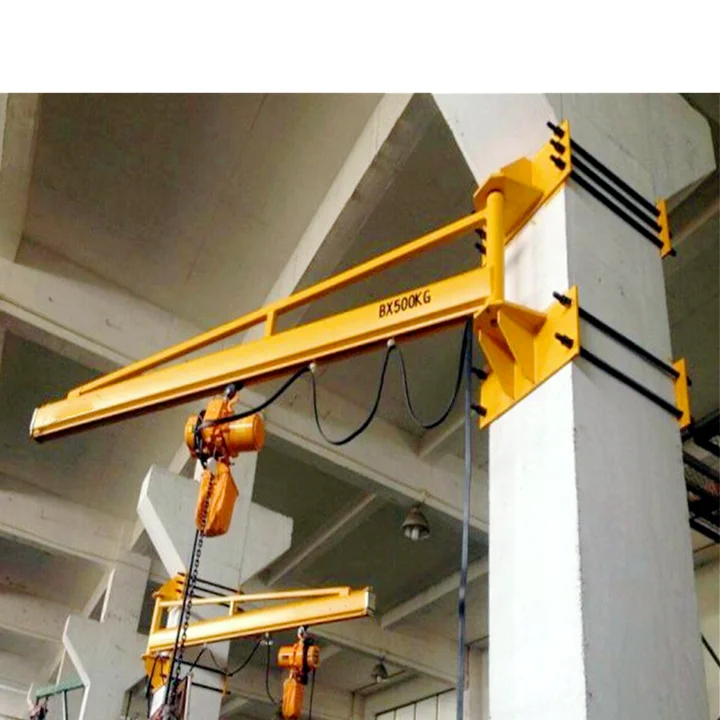 1 Tons Mobile Jib Crane For Moving Granite Marble Limestone Slabs Stone