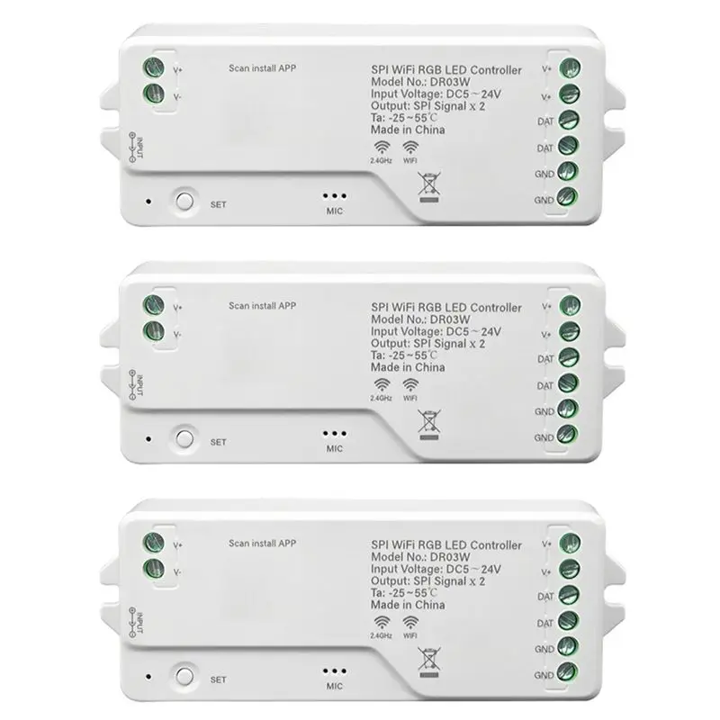 3x-spi-wifi-rgb-led-controller-dr03w-tuya-wifi-led-controller-for-ws2811-ws2812b-ws2815-addressable-rgb-led-strip-work