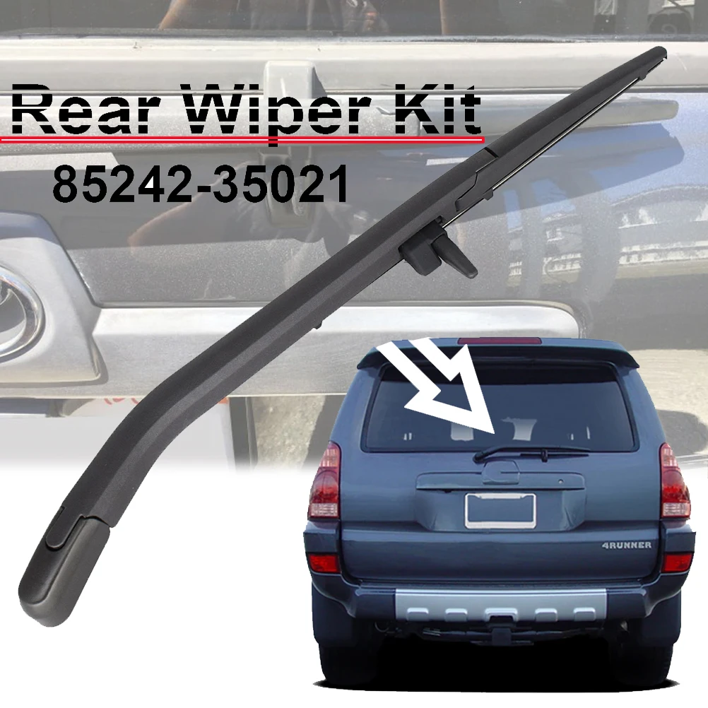 Zestaw piór i ramion wycieraczek tylnej szyby 12 "zestaw tylnej klapy dla Toyota 4Runner 4 Runner 2003 - 2009 85241-35031 8524135031   Okno