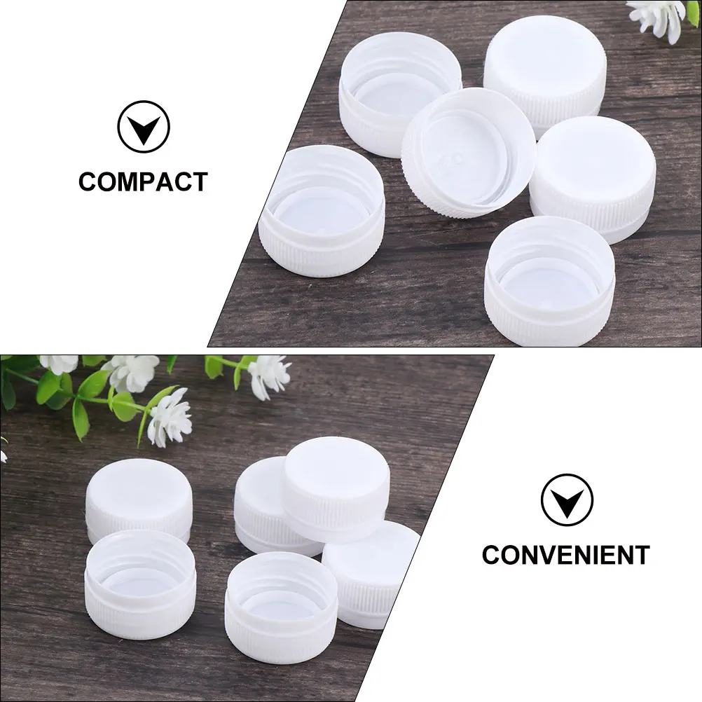 

200Pcs Puzzle Bottle Caps Reusable Plastic Replacement Caps for DIY Craft Making Water Bottle Lids Replacement Lids