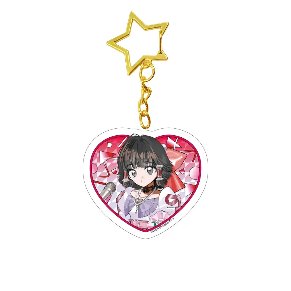 6CM Anime Touhou Project Acrylic Keychain Stand Model Ornament Accessories Goods Christmas Gifts