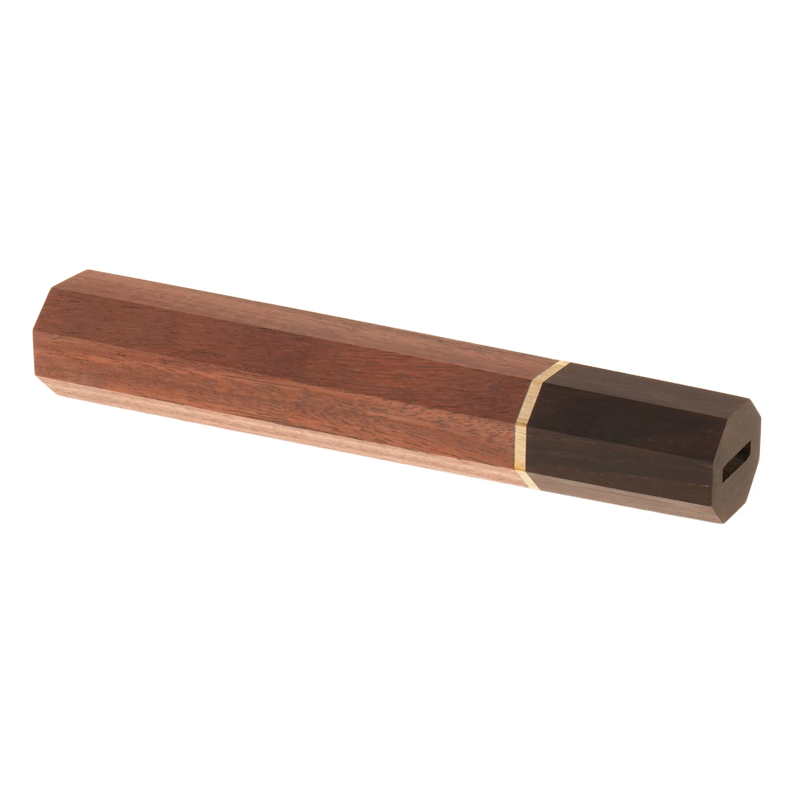 Octagon Wooden Knife Handle for Chef Knives Rosewood Blood Sandalwood Wa Handle with Metal Collar Sushi Santoku Gyuto Nakiri view 5