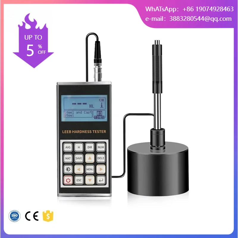 

High Quality Professional Portable Metal Hardness Testing Machine Leeb Shore Brinell HL HV HS HRA HRB HRC