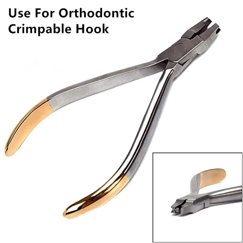 

Dental Pliers Dental Free Hook Clamp Forceps Free Hook Clamp Forceps Crimpable Hook Placement Stainless Steel Orthodontic Pliers