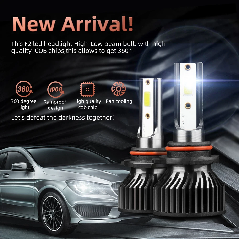 YnFom For Toyota Echo 1999-2006 Special LED Headlight Bulbs Kit For Low Beam,High Beam,Fog Lamp,Car Accessories