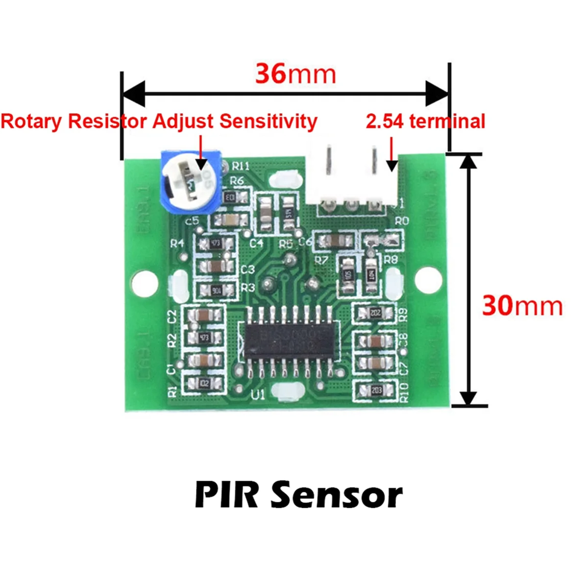 Kit di riproduzione vocale musicale MP3 fai-da-te con sensore PIR Modulo di registrazione audio Scarica USB Supporto scheda TF