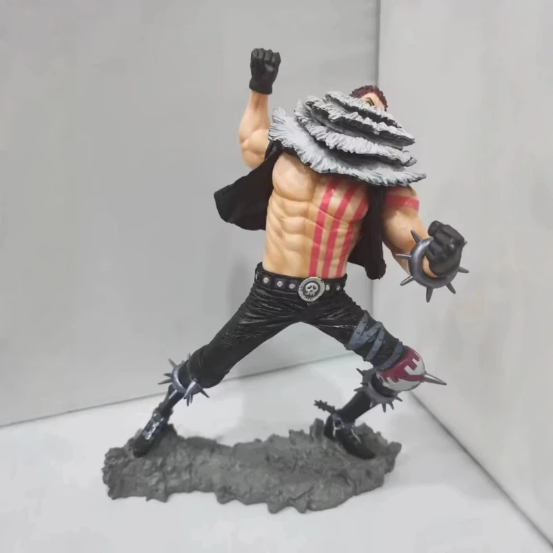 24 cm One Piece Charlotte Katakuri Anime Abbildung Modell Statue Sammlung Desktop Dekoration Ornament Spielzeug Geschenke Für Fans