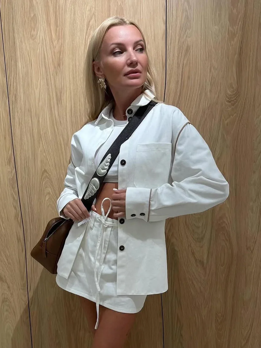 Marthaiqiqi algodão feminino camisola 2 peça terno turn-down colarinho pijamas de manga longa saias casuais feminino conjunto de pijamas