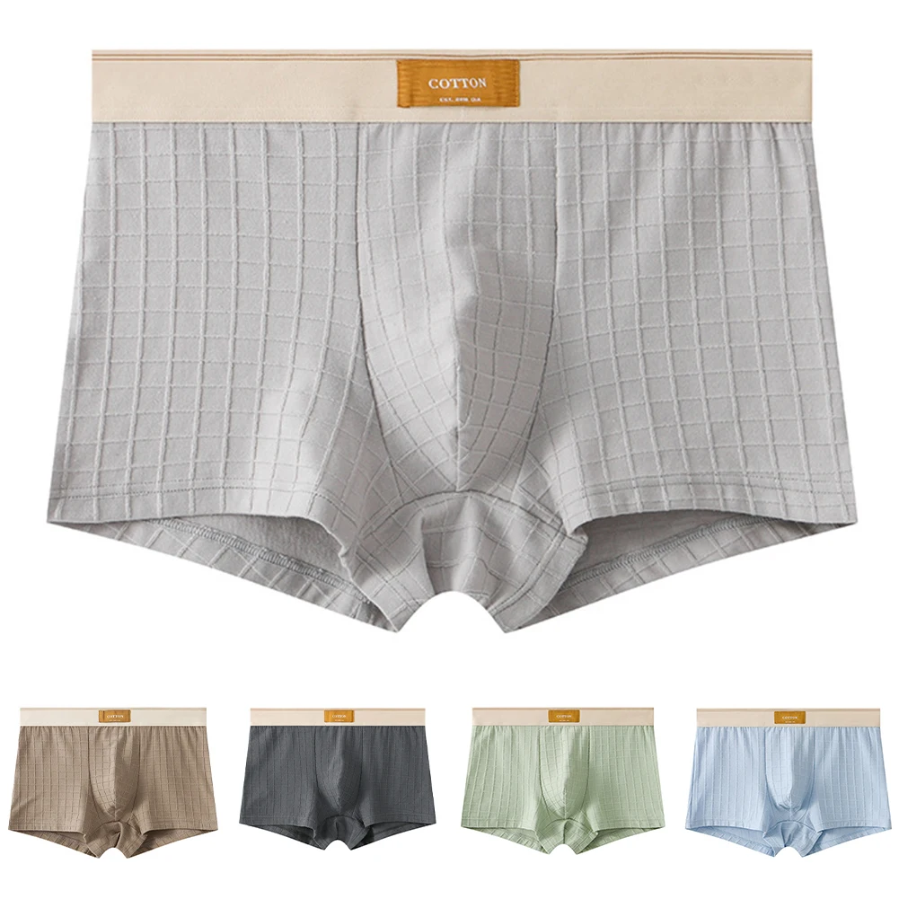 

Color Match Trunks Cotton Boxer Shorts For Active Lifestyle Classic Style Men Underwear Classic Style Sizes L-3XL