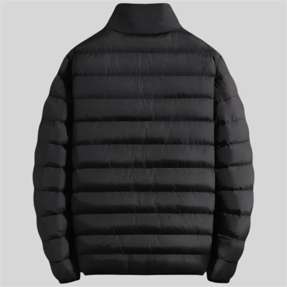 Winterparka's voor heren Fleece slanke jassen voor heren Dikke warme herenkleding Casual opstaande kraag Effen herenjasjassen