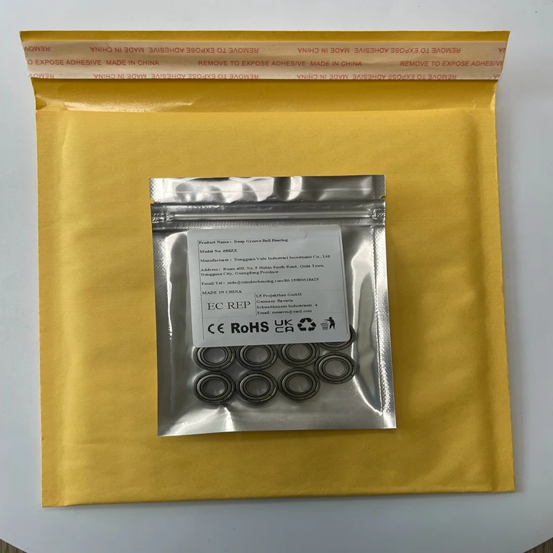 10Pcs 688ZZ ABEC-7 Micro Ball Bearings 8×16×5mm Double Shielded  for Precision Small-Scale Mechanisms